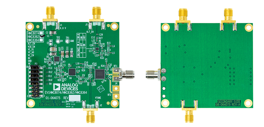 Location Circuit - Analog Devices Inc. EV1HMC836xLP6G Evaluation Boards