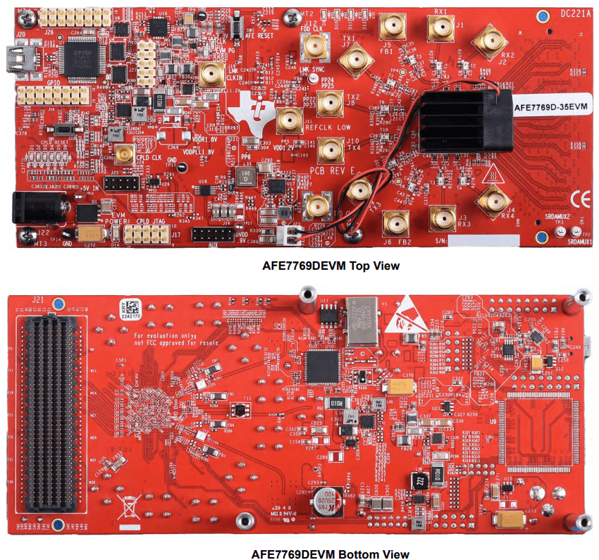 Texas Instruments AFE7769D Evaluation Module