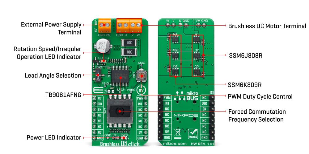 Mikroe Brushless 15 Click