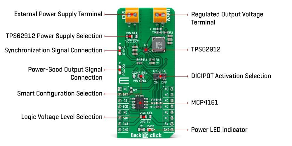 Mikroe Buck 16 Click