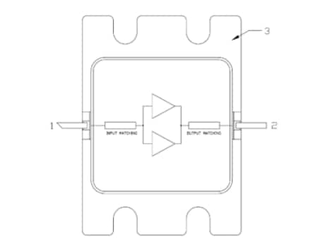Block Diagram - MACOM CGHV31500F1 2.7GHz to 3.1GHz, 500W GaN HEMT