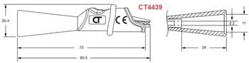 Cal Test Electronics Insulated Alligator Test Clips