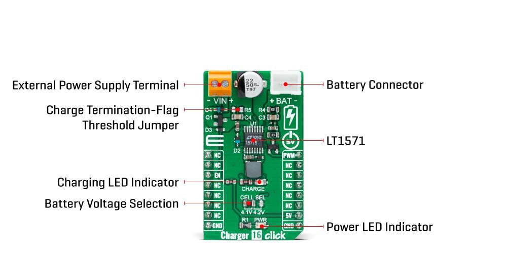 Mikroe Charger 16 Click