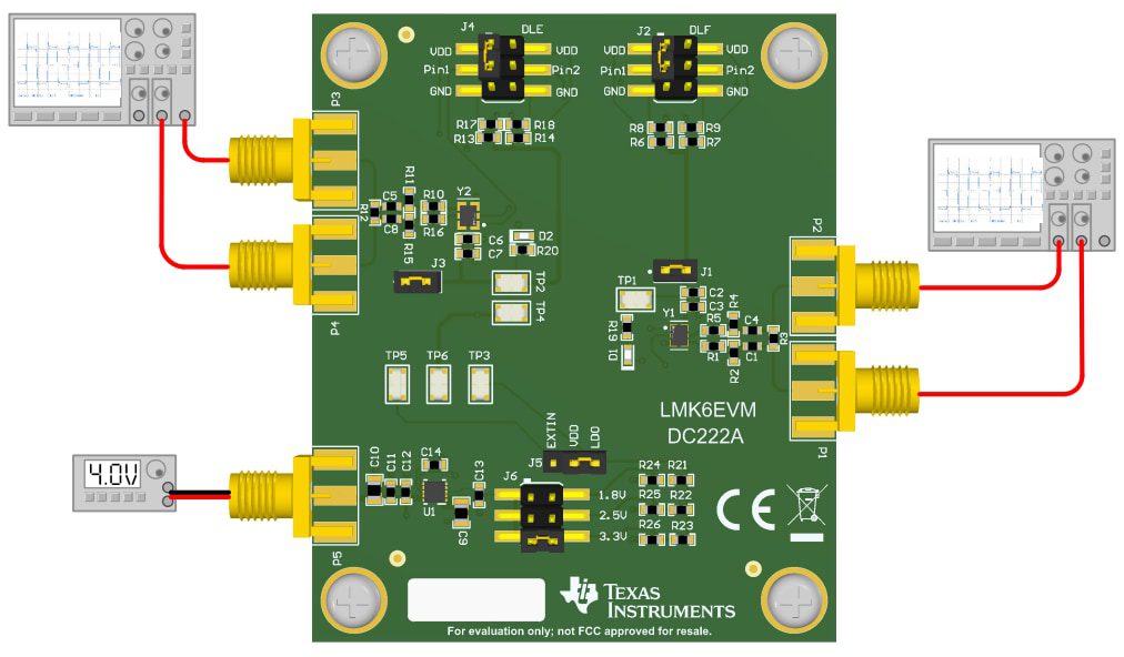 Texas Instruments LMK6EVM Evaluation Module