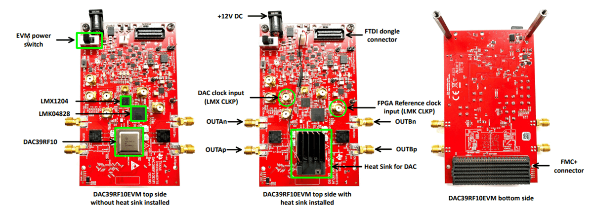 Location Circuit - Texas Instruments DAC39RF10EVM Evaluation Module