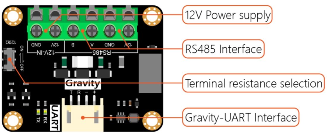 DFRobot Isolated RS485 to UART Signal Adapter Module