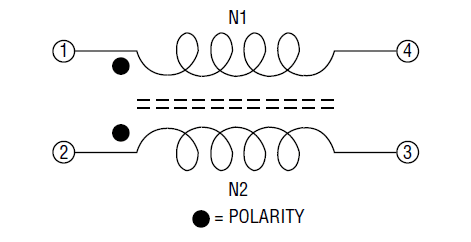 Schematic - Bourns DR334A AEC-Q200 Compliant Line Filters