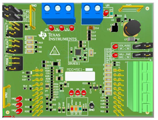 Texas Instruments DRV8311HEVM Evaluation Module