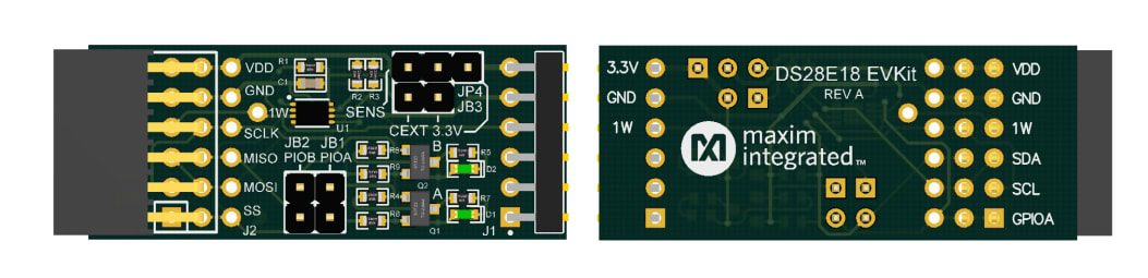 Location Circuit - Analog Devices / Maxim Integrated DS28E18EVKIT Evaluation System