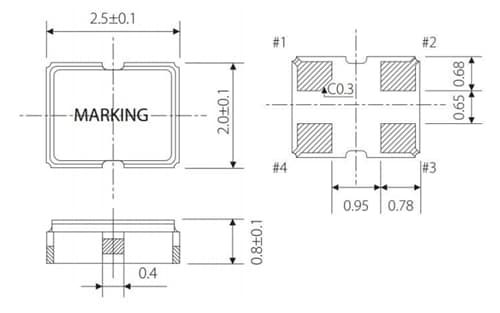 ECS ECS-2520MVLC SMD MultiVolt™ Crystal Oscillators