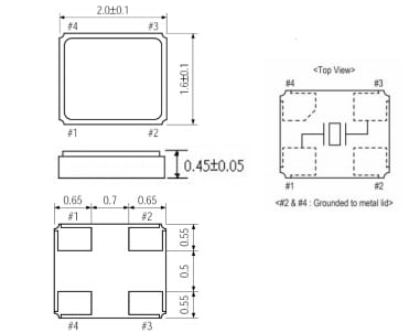 ECS ECX-1637BQ 24MHz SMD Crystals
