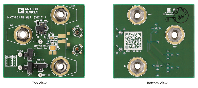 Analog Devices / Maxim Integrated MAX38647B WLP Evaluation Kit