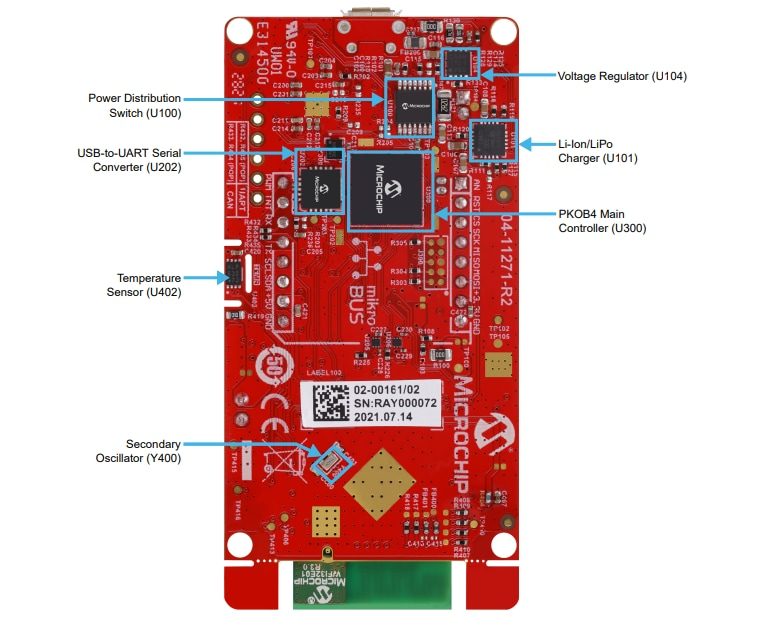 Microchip Technology EV36W50A WFI32-IoT Board Microchip Technology EV36W50A WFI32-IoT Board