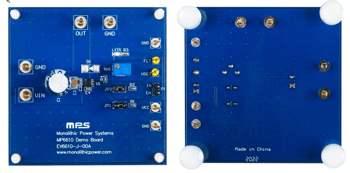 Monolithic Power Systems (MPS) EV6610-J-00A Evaluation Board