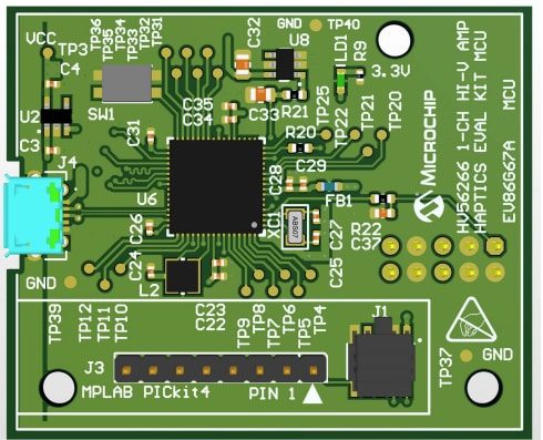 Microchip Technology EV86G67A Haptic Evaluation Kit