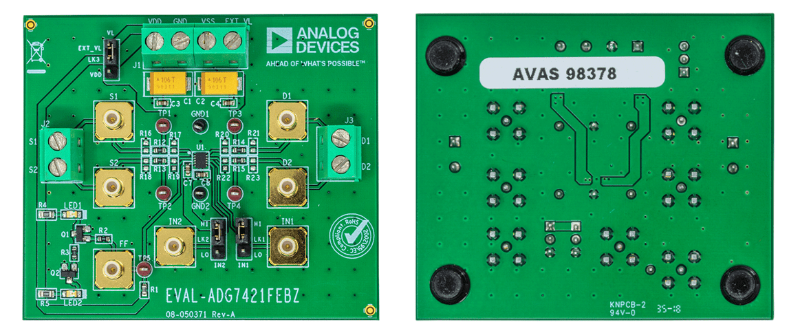 Analog Devices Inc. EV-ADG7421FEBZ Evaluation Board