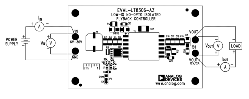 Location Circuit - Analog Devices Inc. EVAL-LT8306-AZ Evaluation Circuit