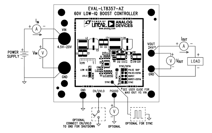 Location Circuit - Analog Devices Inc. EVAL-LT8357-AZ Evaluation Board