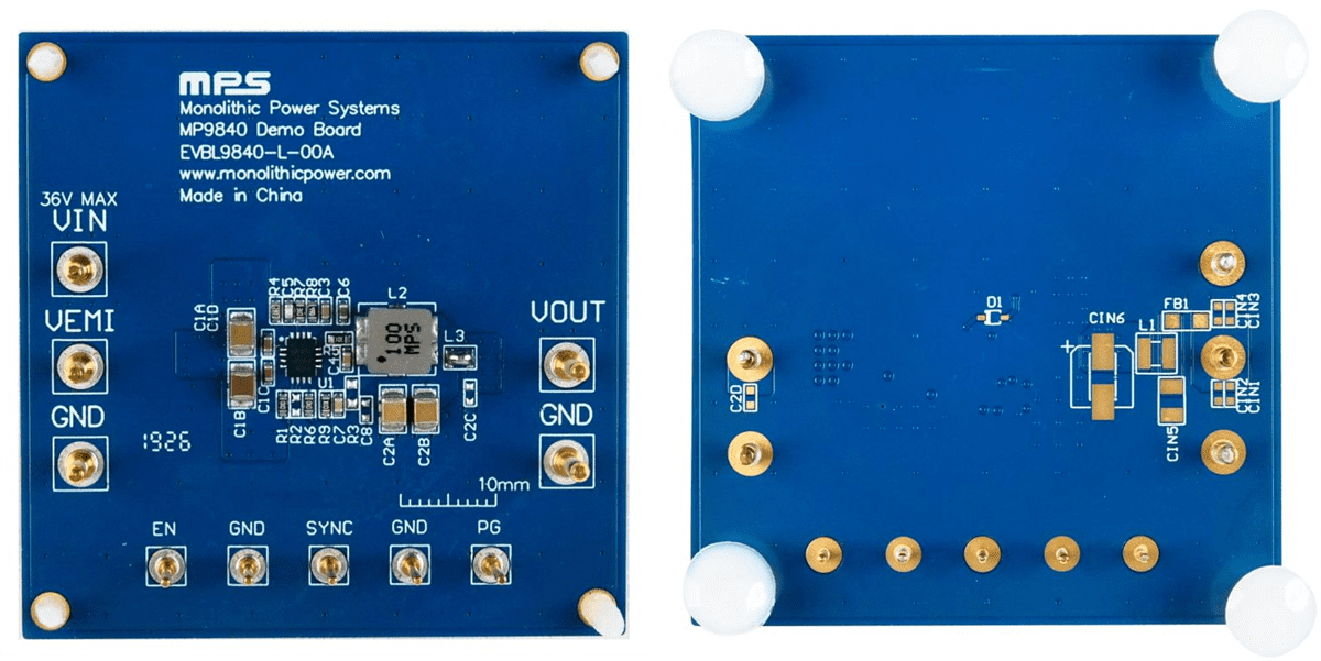 Monolithic Power Systems (MPS) EVBL9840-L-00A Evaluation Board
