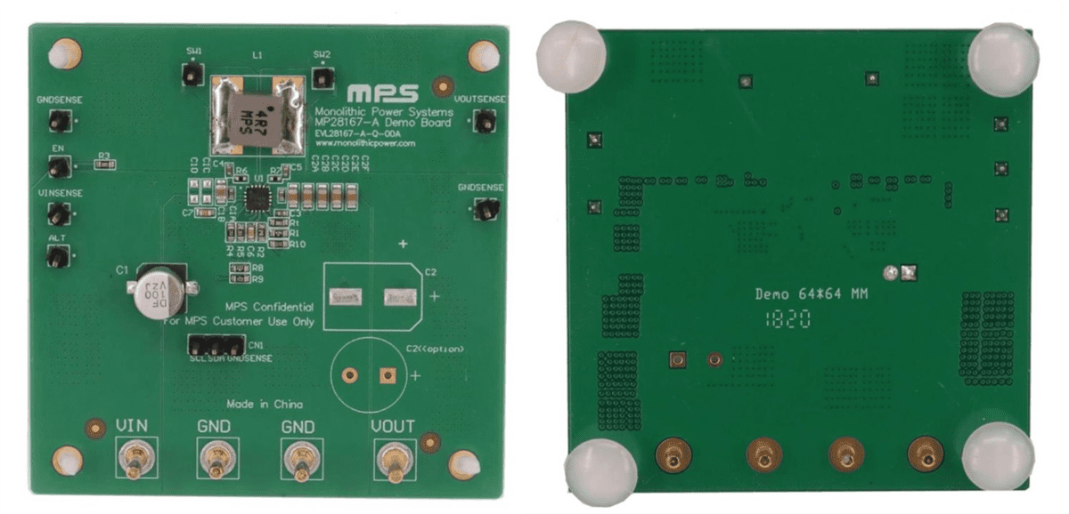Monolithic Power Systems (MPS) EVL28167-A-Q-00A Evaluation Board