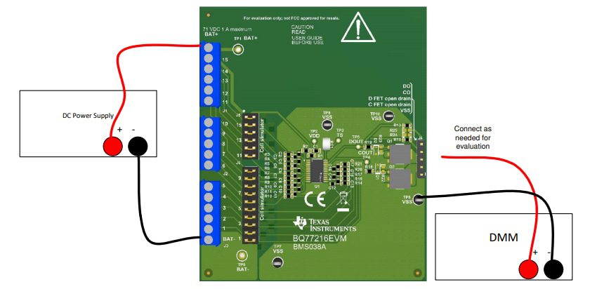 Texas Instruments BQ77216EVM Evaluation Module