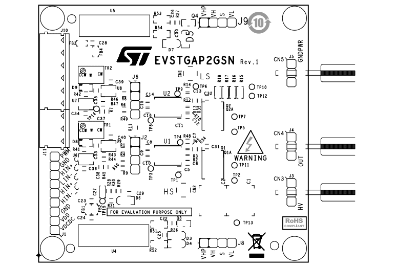 STMicroelectronics EVSTGAP2GSN Demonstration Board