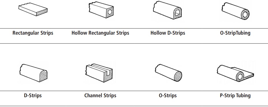 Laird Performance Materials Electroseal™ Conductive Elastomer Extrusions