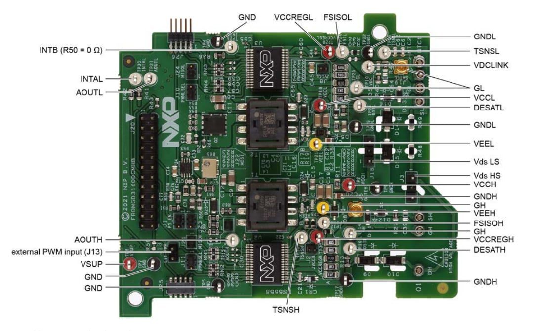 NXP Semiconductors GD3160 Half-Bridge Eval Kit for Danfoss DCM™1000X