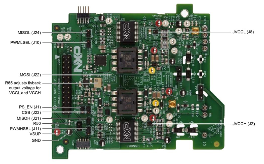 NXP Semiconductors GD3160 Half-Bridge Eval Kit for Danfoss DCM™1000X