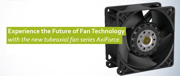 ebm-papst AxiForce Efficient, Quiet Tubeaxial Fans