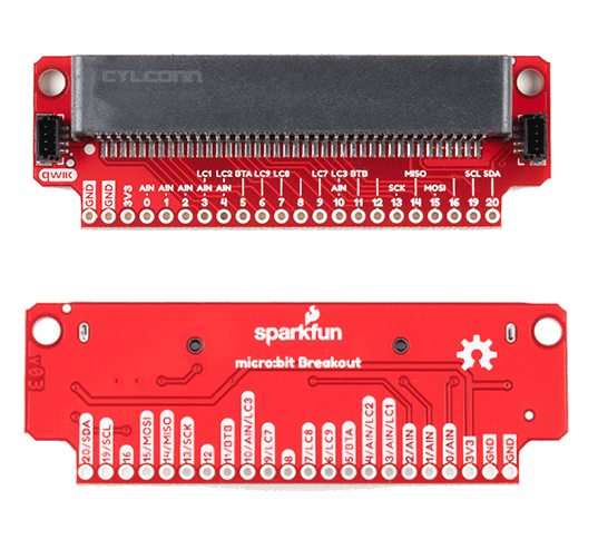 SparkFun Qwiic micro:bit Breakout Boards