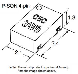 Omron Electronics G3VM-WR P-SON MOSFET Relays