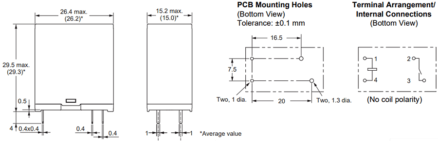 Omron Electronics G5PZ-X PCB Power Relays