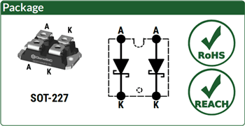 Mechanical Drawing - GeneSiC Semiconductor 4th Generation SiC Schottky MPS™ Diodes