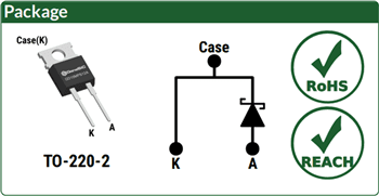 Mechanical Drawing - GeneSiC Semiconductor 4th Generation SiC Schottky MPS™ Diodes