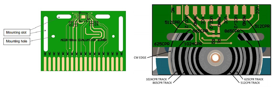 Broadcom HEDS-9830EVB Evaluation Board
