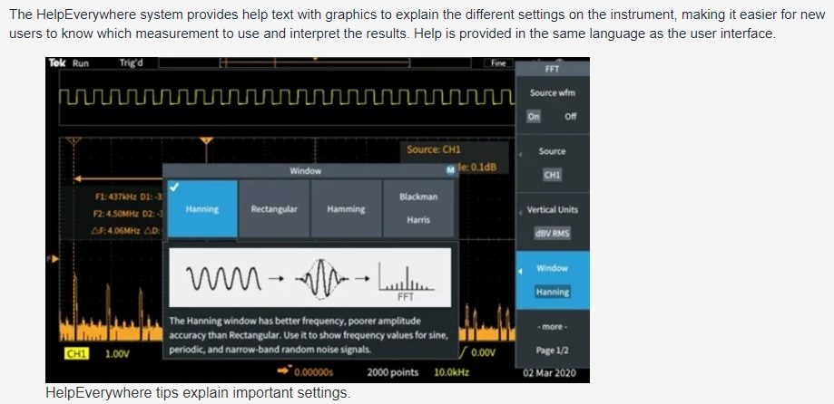 Tektronix TBS1000C Digital Storage Oscilloscopes
