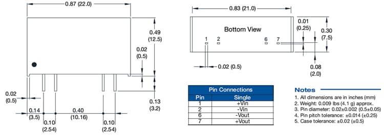 XP Power IMB01 Medical DC-DC Converters