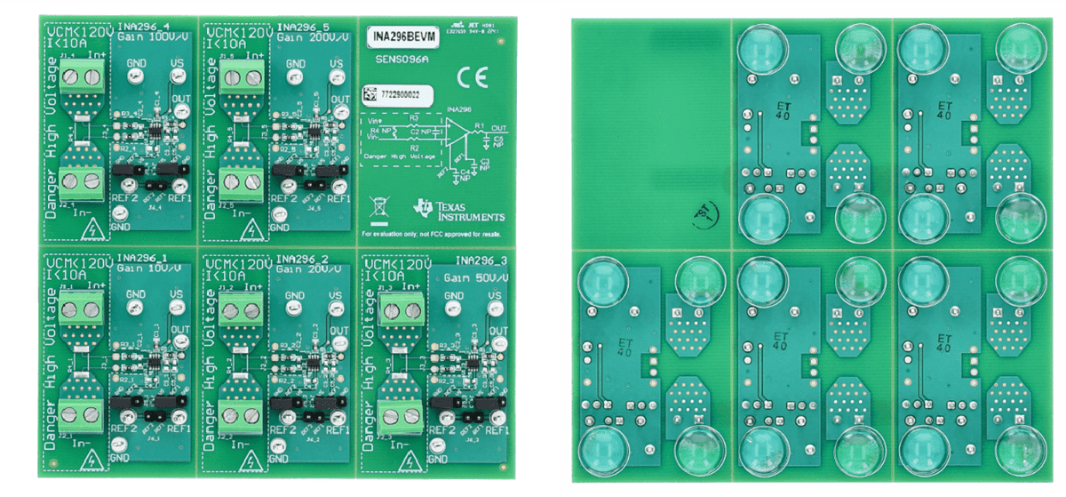 Texas Instruments INA296xEVM Evaluation Modules