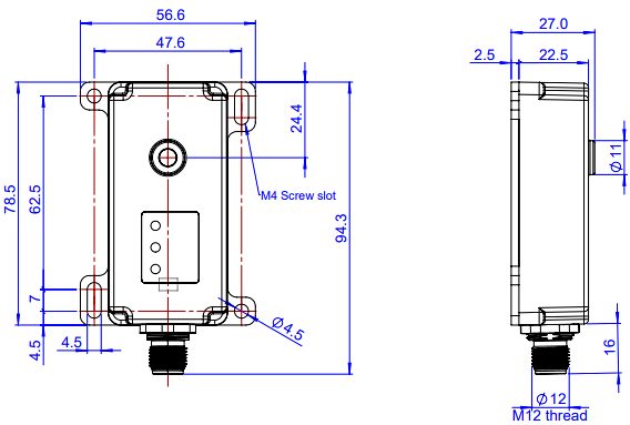 Terabee IND-Thermal-90 Multi-Pixel Thermal Camera