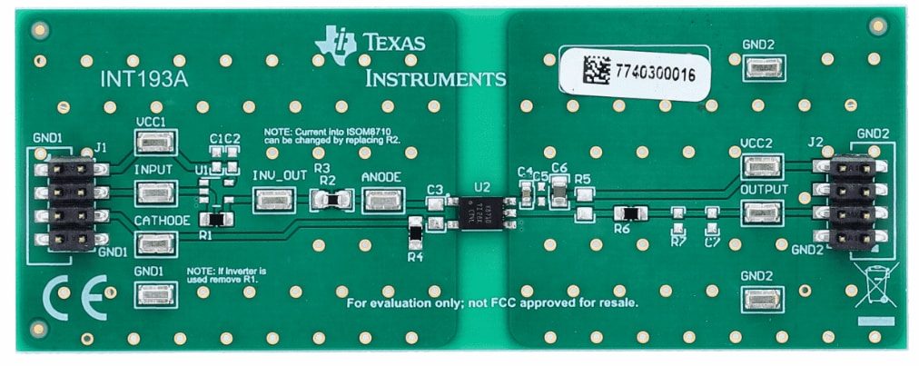 Texas Instruments ISOM8710DFFEVM Evaluation Module
