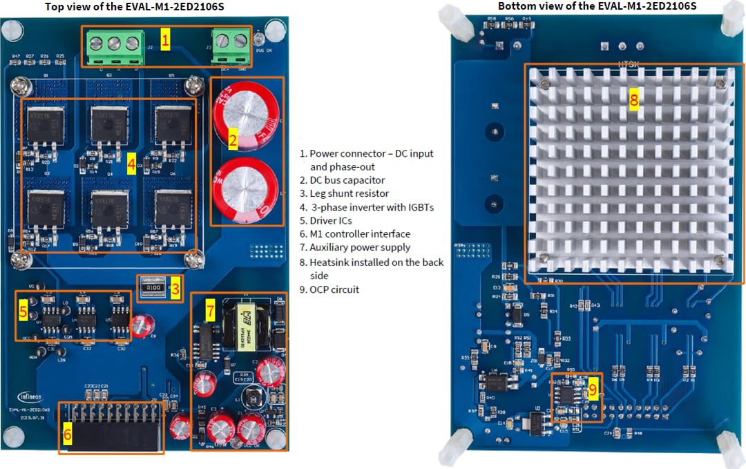 Infineon Technologies EVAL-M1-2ED2106S Gate Driver Evaluation Board