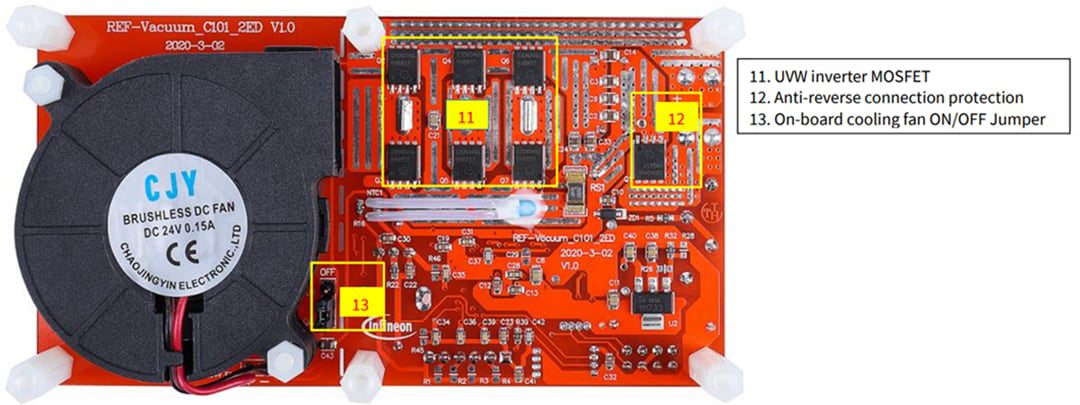 Infineon Technologies REF-VACUUM-C101-2ED Reference Design