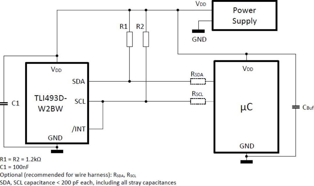 Infineon Technologies TLI493D-W2BW Low Power 3D Hall Sensor