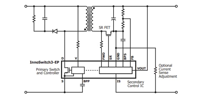 Schematic - Power Integrations InnoSwitch™3-EP ICs Schematic - Power Integrations InnoSwitch™3-EP ICs