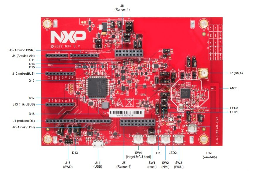 NXP Semiconductors K32W148-EVK Evaluation Kit NXP Semiconductors K32W148-EVK Evaluation Kit