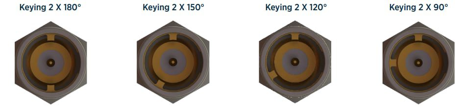 Amphenol / SV Microwave Keyed SMA Cable Assemblies