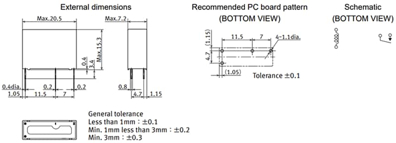Panasonic Industrial Devices LD-P General Power Relays
