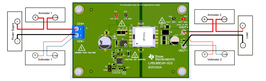 Application Circuit Diagram - Texas Instruments LM5185EVM-SIO Evaluation Module