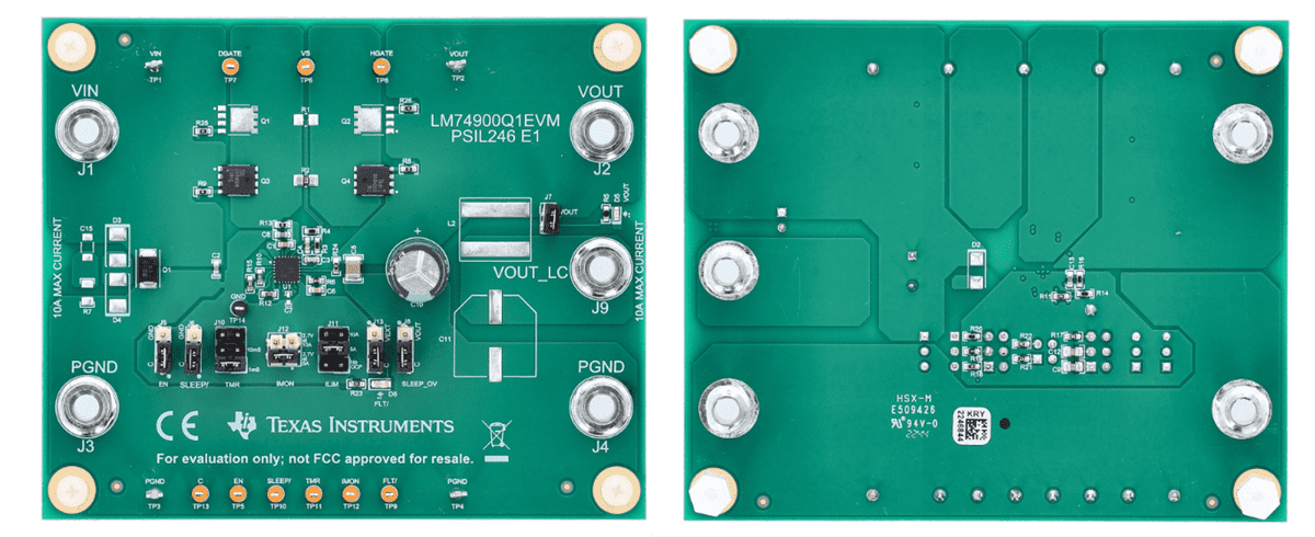 Texas Instruments LM74900Q1EVM Evaluation Module